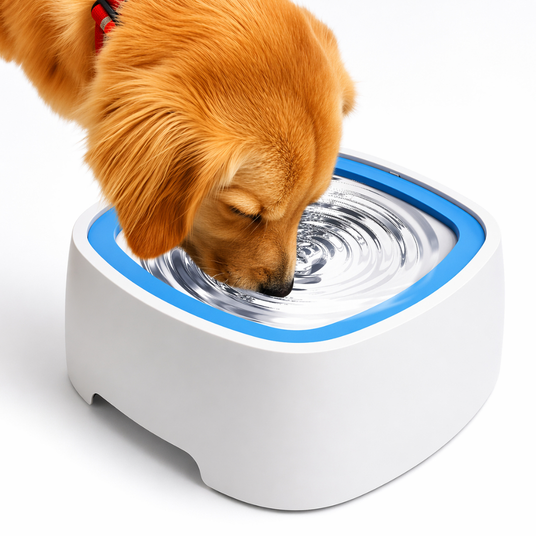 Dog Water Bowl, No Splash No Spill No Choking Bowl, Pet Water Bowl, Non Wet Mouth Dog, Water Dispenser for Dogs Large Pet, Water Bowl