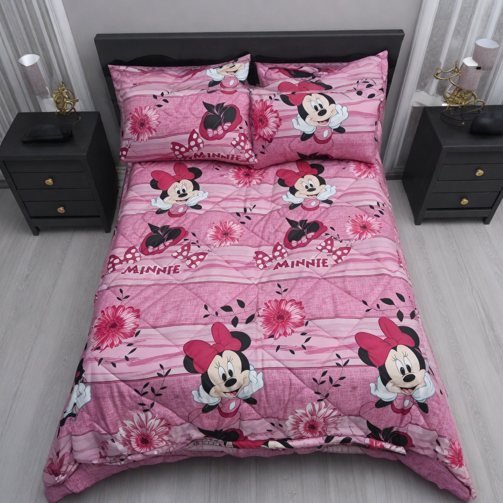 3-Piece Kids Cartoon Picnic Mattress Set - Padded Sleep Mat & 2 Pillowcases - Disney Mickey & Minnie Mouse, Marvel Spider-Man, Iron Man - Soft Portable Travel Bedding for Toddlers, Nap Time, & Camping - Image 4