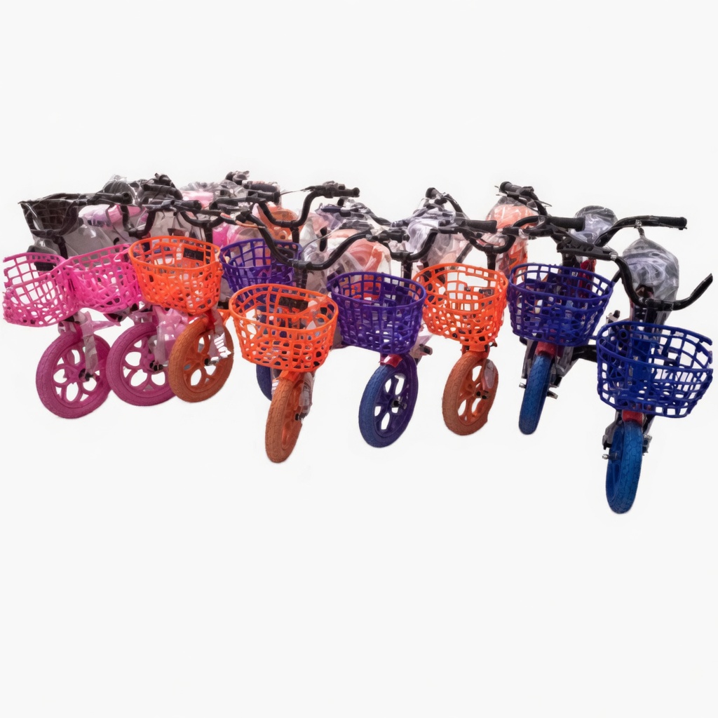 High-Quality 12" Kids' First Bicycle with Removable Training Wheels Front Basket & Safety Chain Guard – Perfect Beginner Bike for Boys and Girls Ages 2-5 Years Old - Image 2