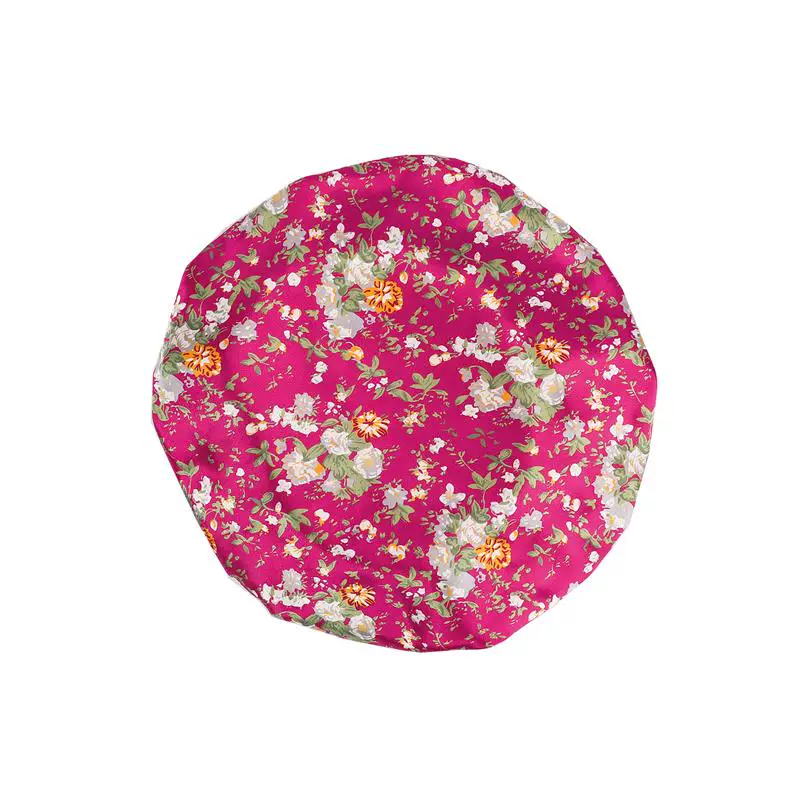 Kids Satin Bonnet Sleep Hat Silk Cap for Child Hair Beanie at Night Silk Sleep Cap Soft Wide Elastic Band Sleeping Cap Hair Cap for Kids - Image 4