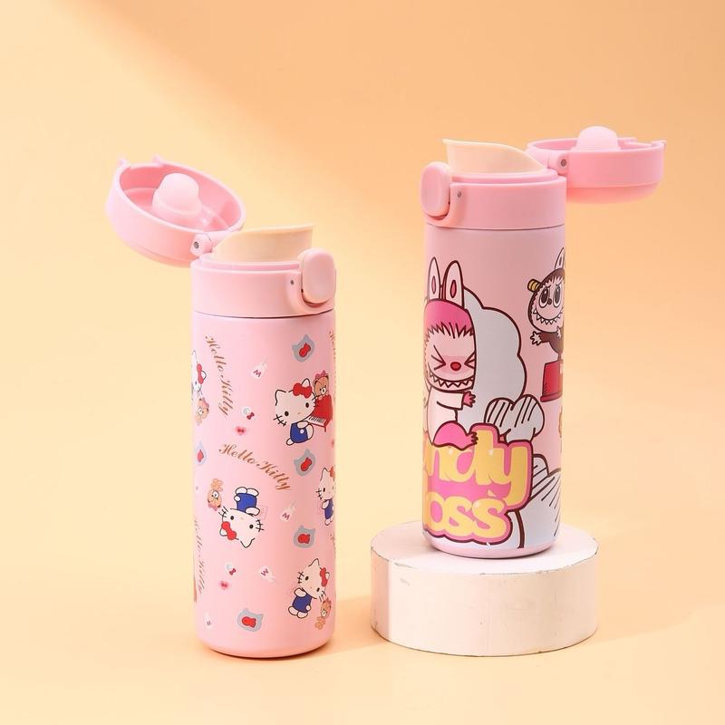 Mickey Mouse Thermal Cup Portable Sports Water Bottle Direct Drinking Cup Thermal Stainless Steel Bottle Gift Available in Different Designs - Image 2