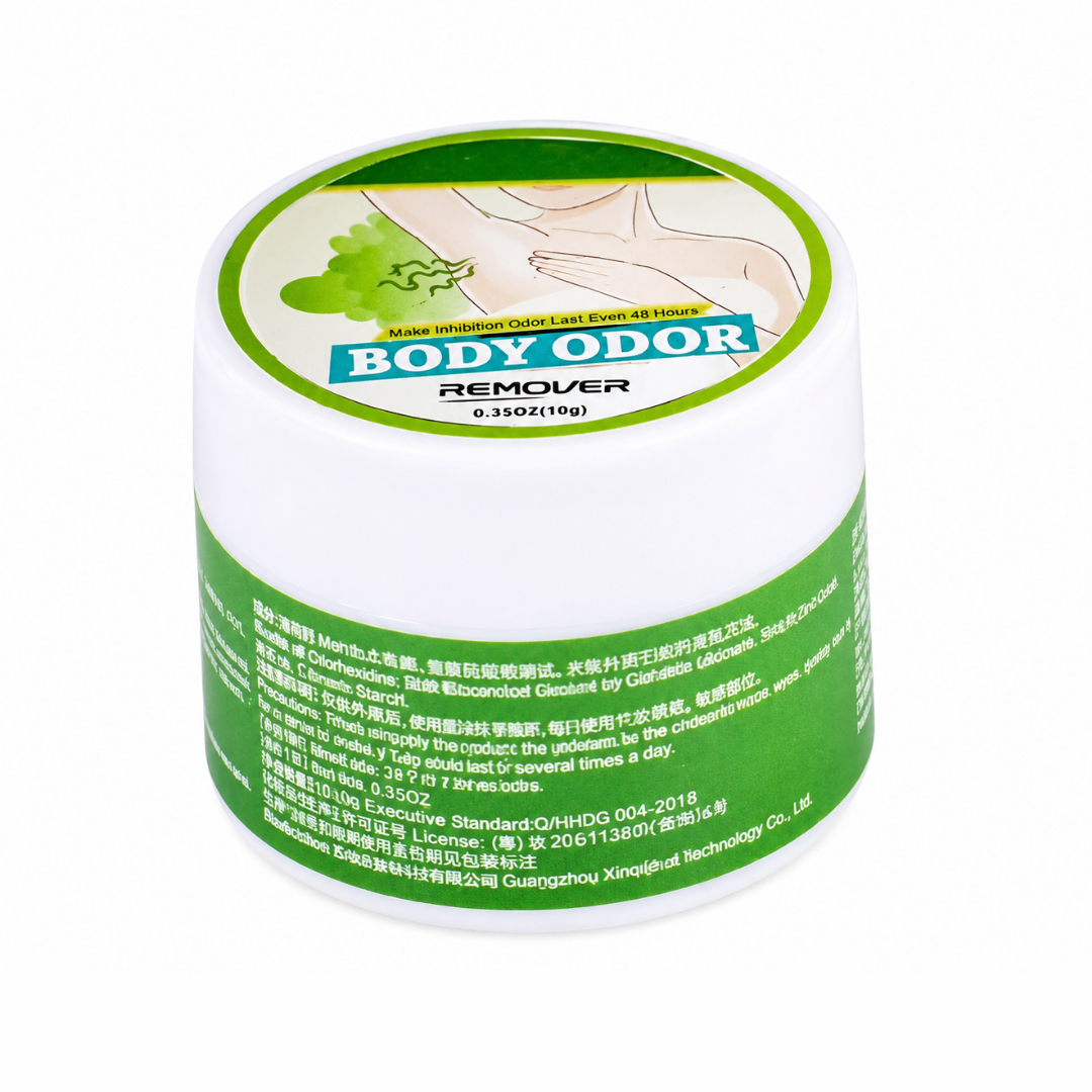Body Odor Remover, Odor Smite Herbal Underarm, Odor Cream Sweat Reducing, Long Lasting Deodorant for Men & Women