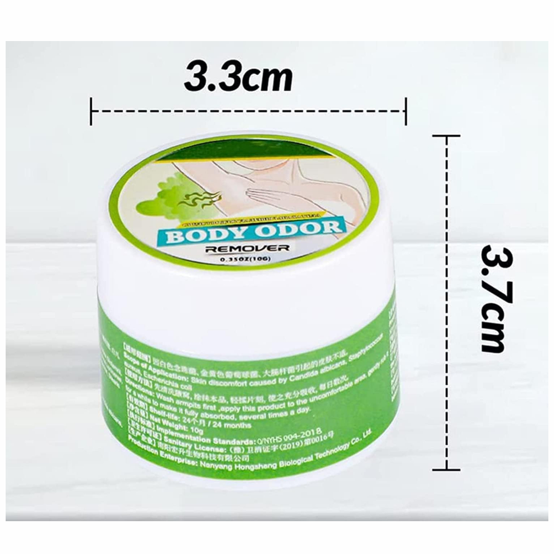 Body Odor Remover, Odor Smite Herbal Underarm, Odor Cream Sweat Reducing, Long Lasting Deodorant for Men & Women - Image 7