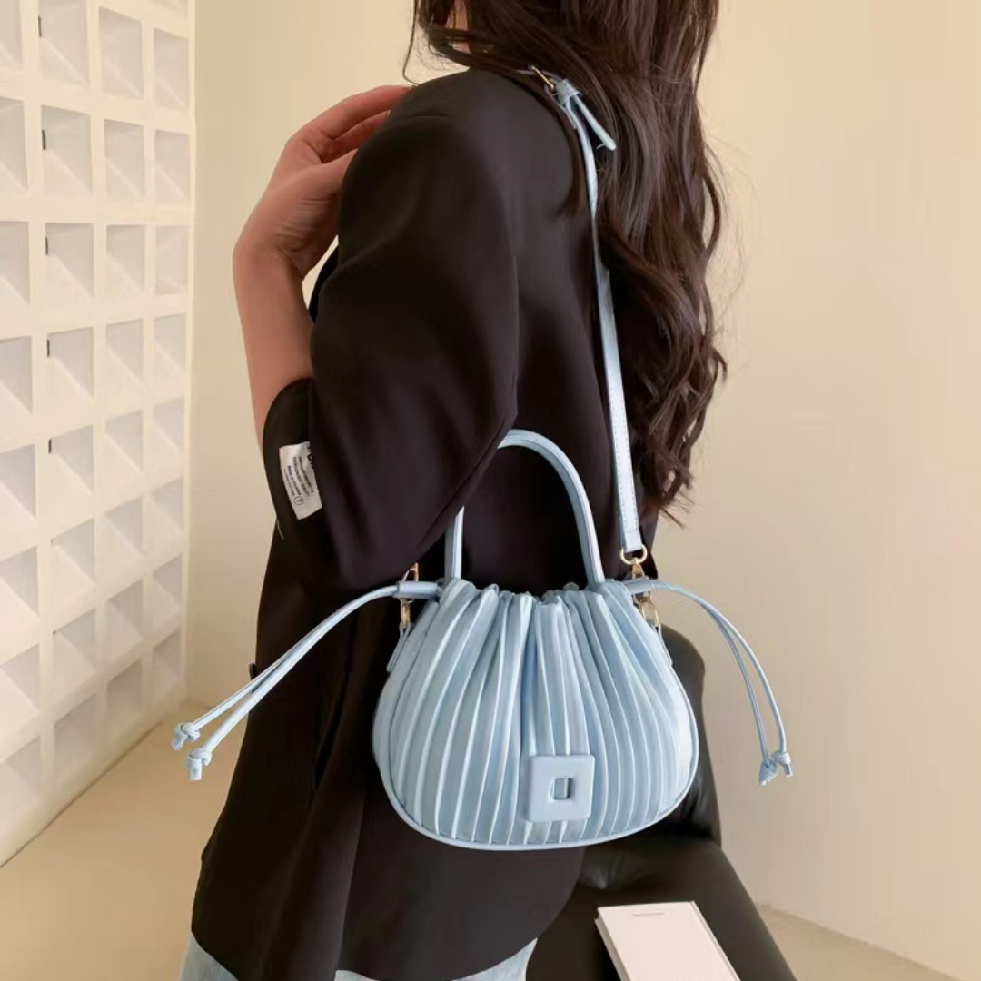 Fashionable New Bucket Handbags, Young Lady Luxury Bags, Lady Design Purses, for Women, Women Crossbody Bag, Ladies Shoulder Handbag Bag, Casual PU Leather Bucket Bags - Image 4