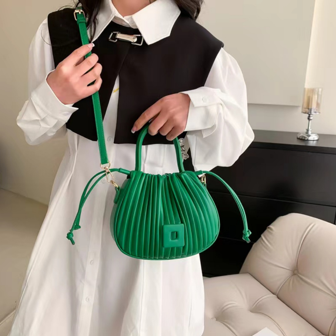 Fashionable New Bucket Handbags, Young Lady Luxury Bags, Lady Design Purses, for Women, Women Crossbody Bag, Ladies Shoulder Handbag Bag, Casual PU Leather Bucket Bags - Image 5