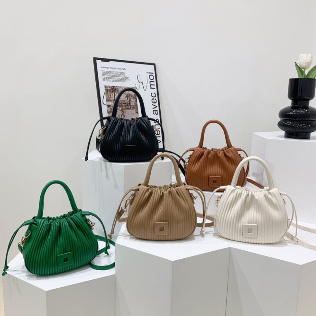 Fashionable New Bucket Handbags, Young Lady Luxury Bags, Lady Design Purses, for Women, Women Crossbody Bag, Ladies Shoulder Handbag Bag, Casual PU Leather Bucket Bags - Image 6