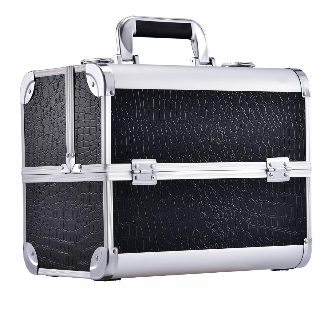 Professional Make-up Case, Makeup Bag Case, Cases, Empty Makeup Cosmetic Organizer, Nail Polish and Jewelry Case, Manicure Beauty Travel Case, for Women - Image 2