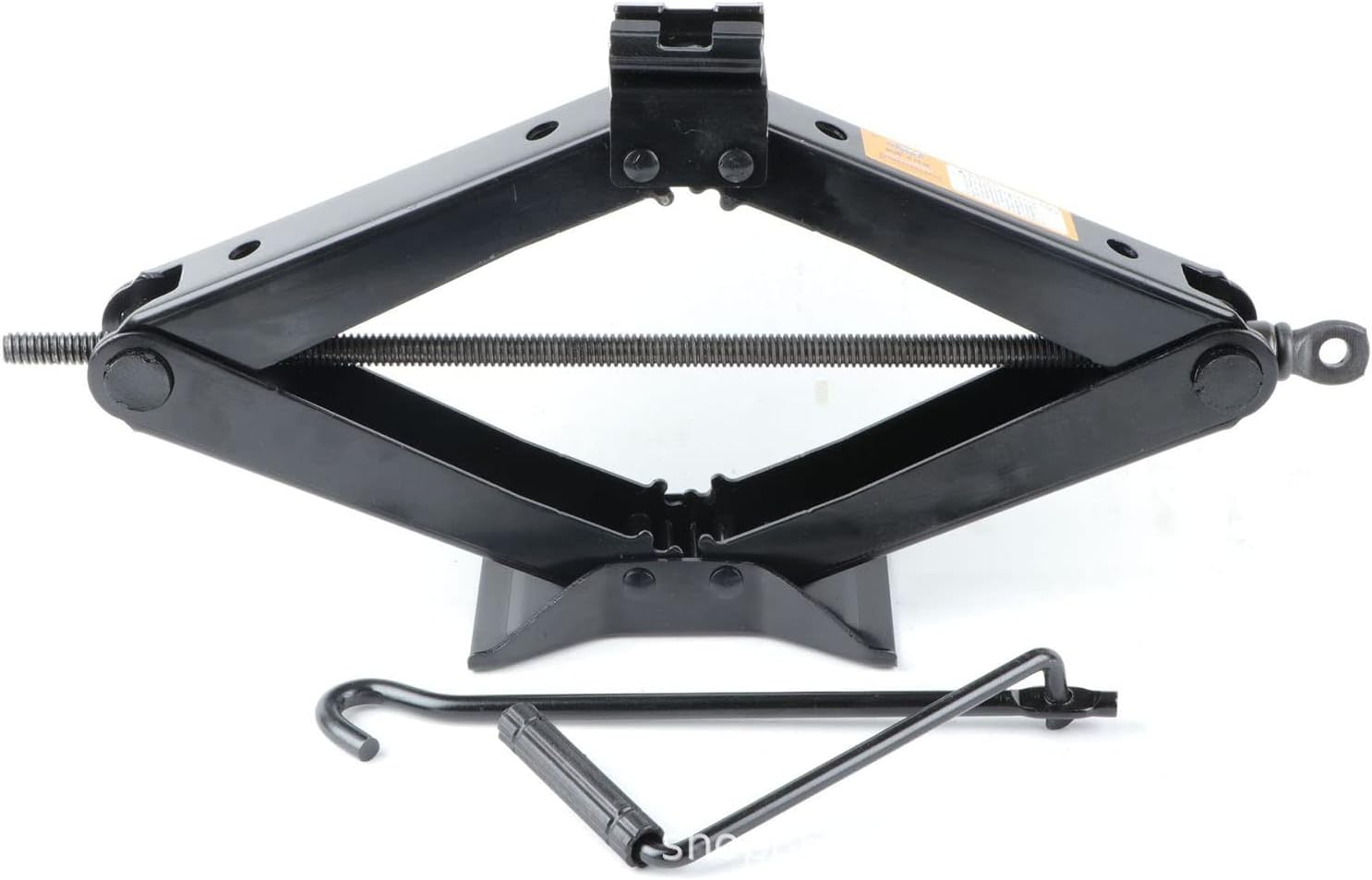 2-Ton Capacity Portable Steel Scissor Jack with Manual Crank Handle Heavy Duty Mechanical Car Lift for Roadside Tire Change Emergency Kits - Image 6