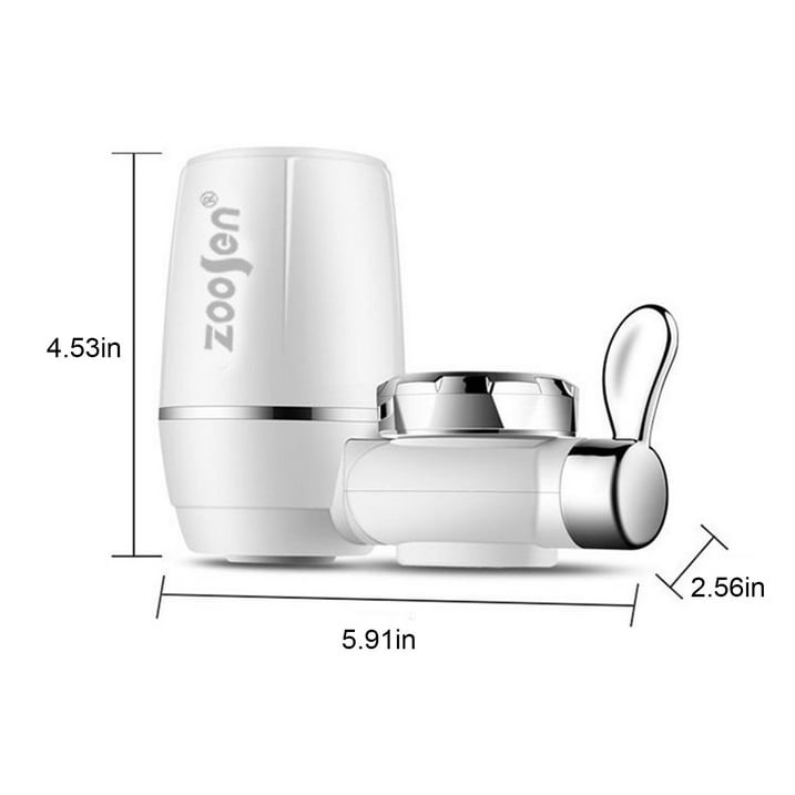 Faucet Water Purifier System with Dual-Outlet Valve – Includes 1 Filter Housing and 2 Ceramic Filtration Cartridges for Kitchen Sink Rust and Bacteria Removal - Image 6