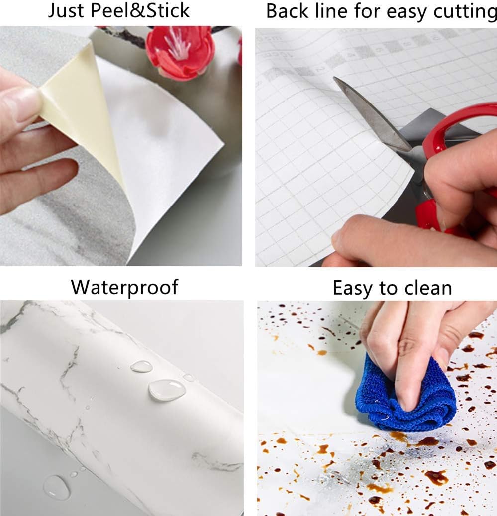 Premium Heavy-Duty Self-Adhesive PVC Marble-Style Floor Tiles (600x600mm, 28-Pack, Waterproof & Fireproof) - Image 21