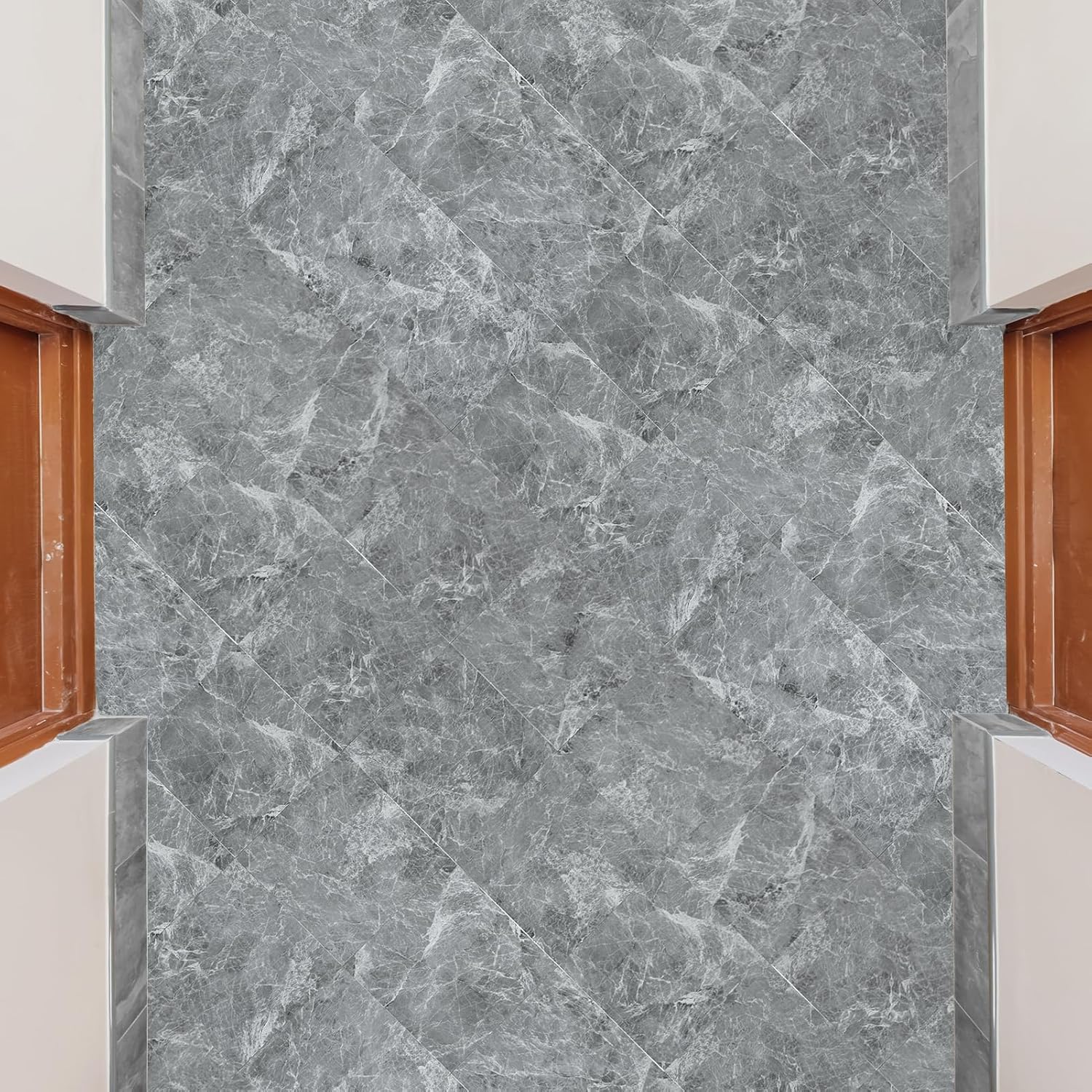 Premium Heavy-Duty Self-Adhesive PVC Marble-Style Floor Tiles (600x600mm, 28-Pack, Waterproof & Fireproof) - Image 17