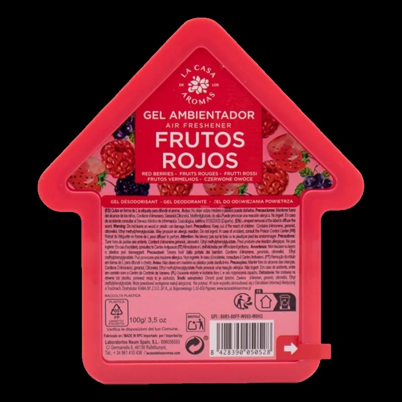 House-Shaped Gel Air Freshener Home and Car Deodorizer (50ml) – Long-Lasting Scented Gel Ambientador Available in Red Fruits, Cotton, Lemon, and Pine Forest - Image 7
