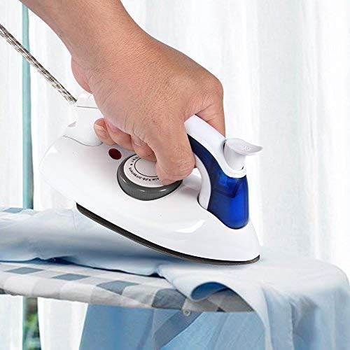 800W Portable Foldable Travel Electric Steam Iron Lightweight Compact Mini Iron with Removable Water Tank Adjustable Thermostat Control - Image 5
