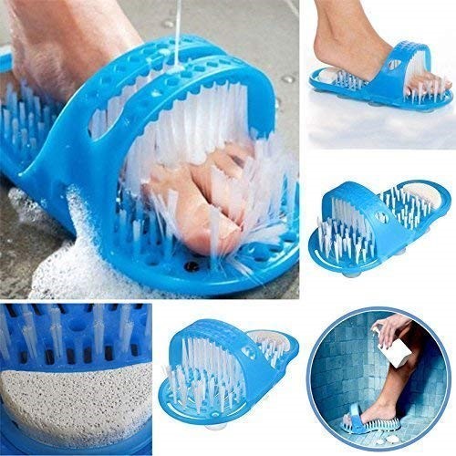 Ultimate Easy Feet Shower Foot Scrubber Slipper – No-Bend Cleansing, Exfoliating, and Massaging Sandal with Built-In Pumice Stone and Secure Non-Slip Suction Cups for Smooth Heels and Revitalized Feet - Image 2