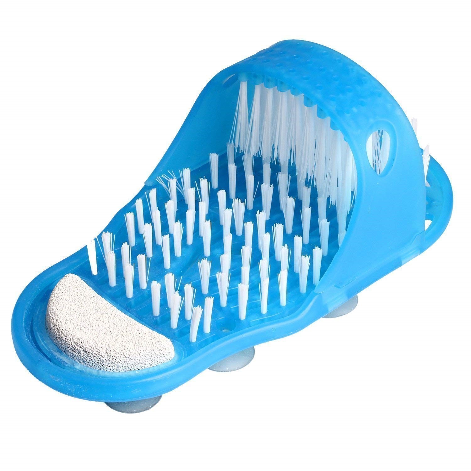Ultimate Easy Feet Shower Foot Scrubber Slipper – No-Bend Cleansing, Exfoliating, and Massaging Sandal with Built-In Pumice Stone and Secure Non-Slip Suction Cups for Smooth Heels and Revitalized Feet