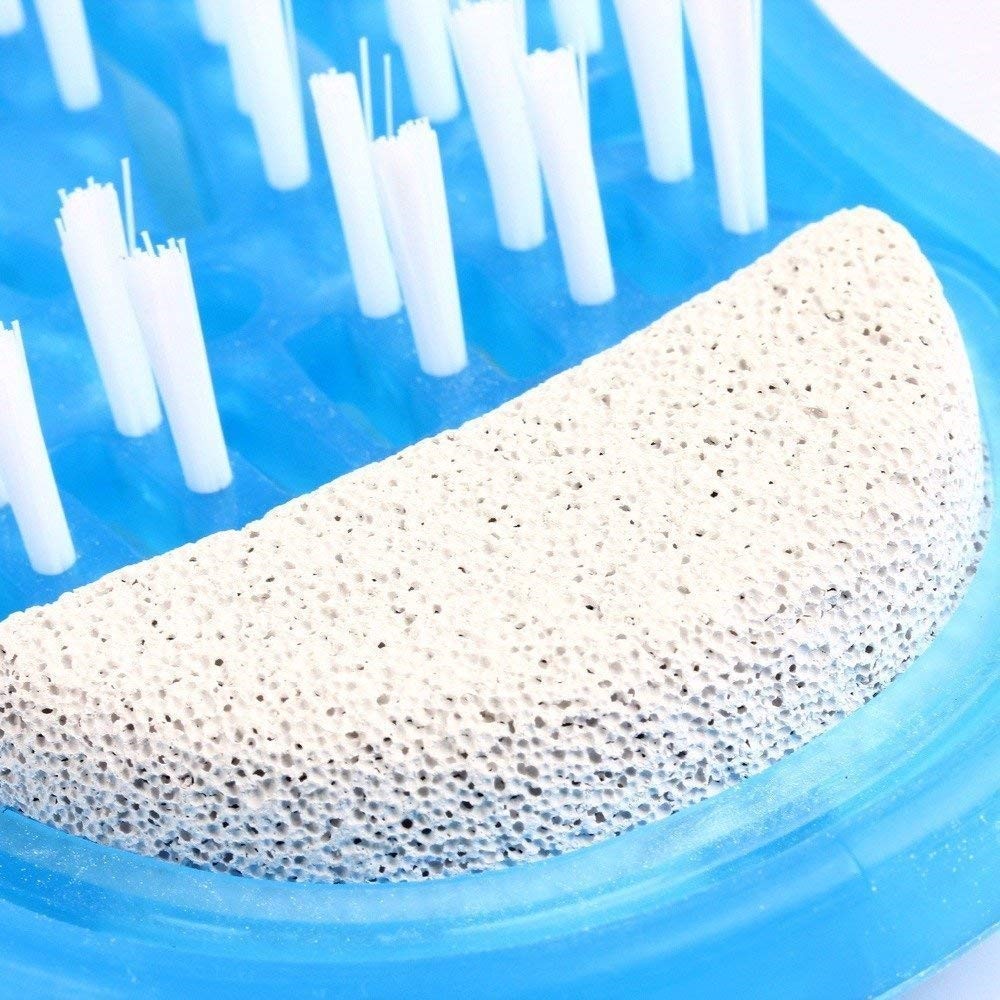 Ultimate Easy Feet Shower Foot Scrubber Slipper – No-Bend Cleansing, Exfoliating, and Massaging Sandal with Built-In Pumice Stone and Secure Non-Slip Suction Cups for Smooth Heels and Revitalized Feet - Image 3